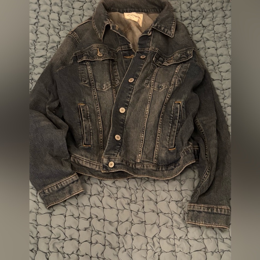 Lucky Brand Dark Wash Jean Jacket